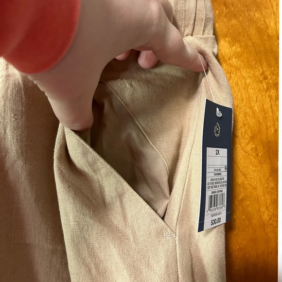 NWT Universal Thread Pull on Linen Blend Pants - Picture 6 of 11